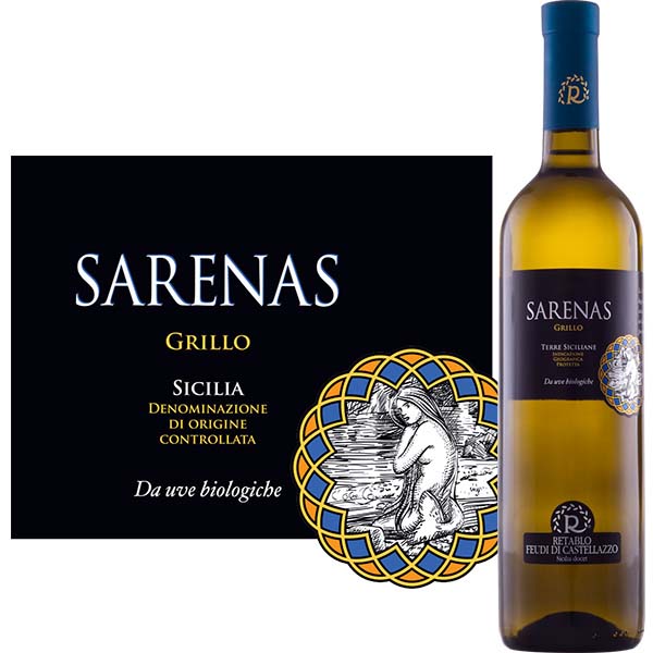 Sarenas, Grillo Bio, DOC Erice, Feudi di Castellazzo